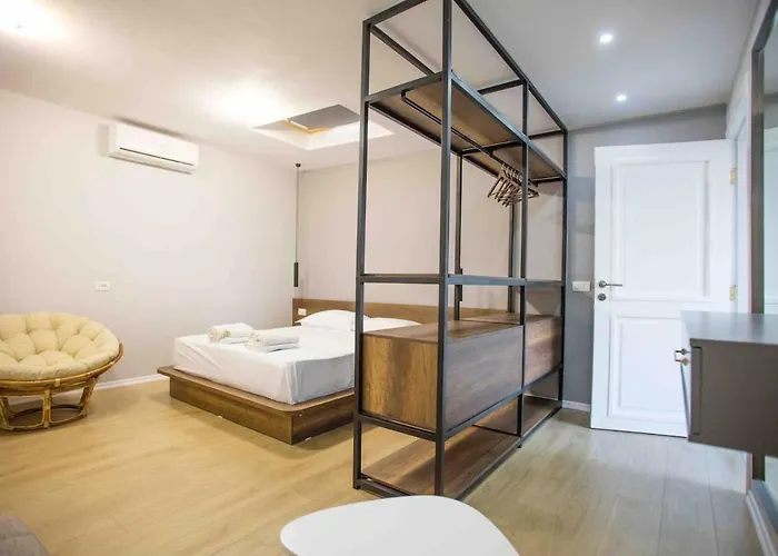 Apartmán 4br Penthouse & Bbq Terrace At Blloku - Tirana